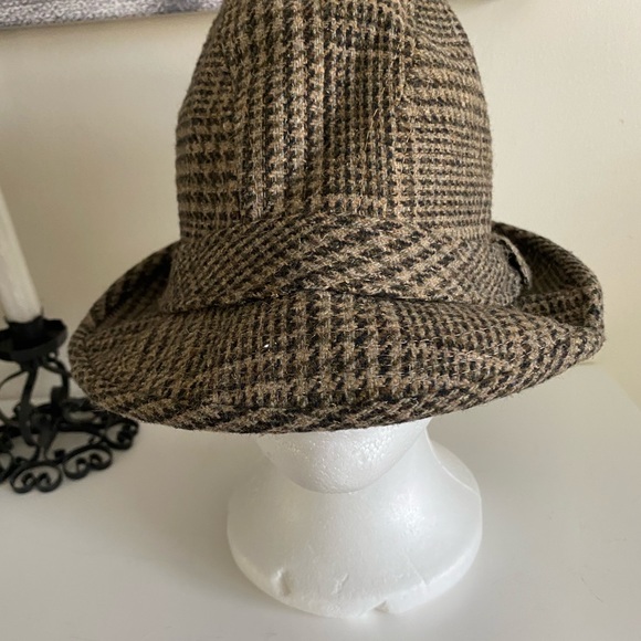 Vintage Men’s Fedora Wool Plaid Hat Union Label - Picture 4 of 14